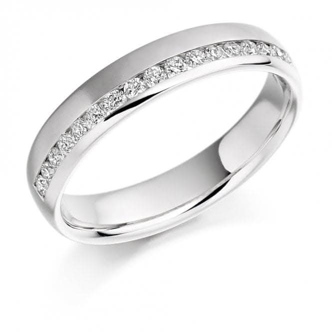 Harmony Collection 0.26ct Round Brilliant 4.1mm Half Eternity Ring