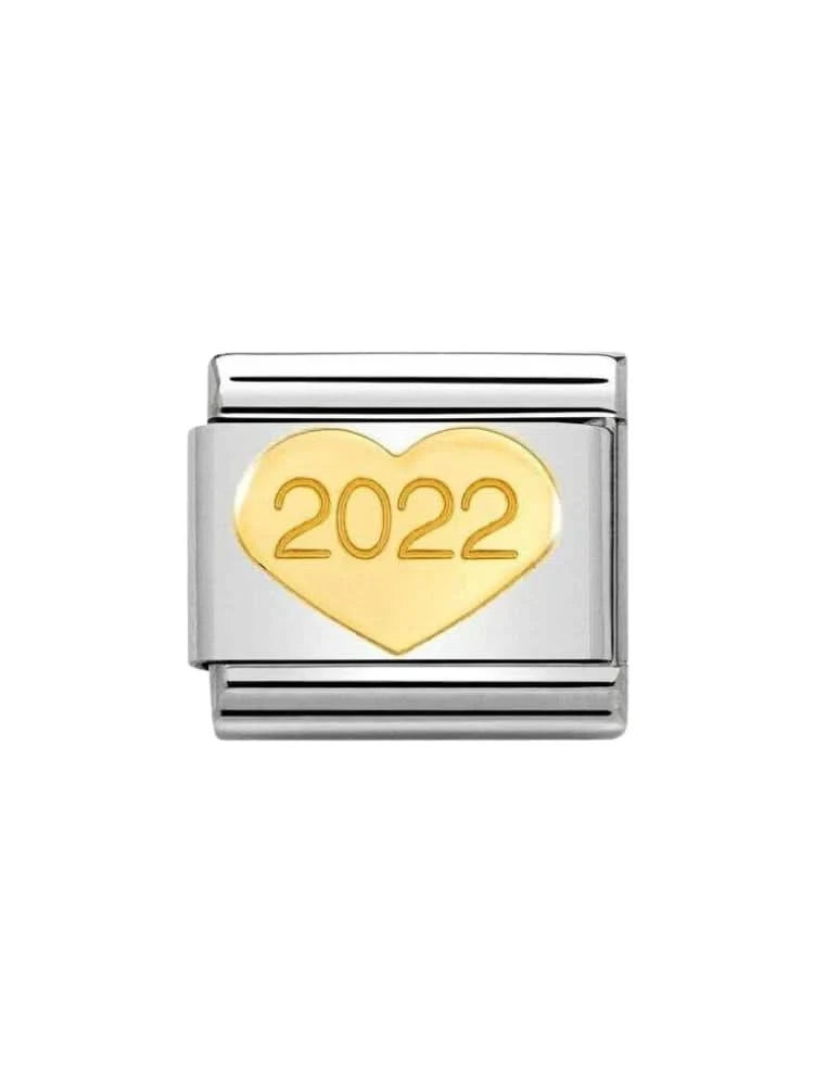 Composable Classic Symbols 18ct Gold 2022 Heart Link 030149/42