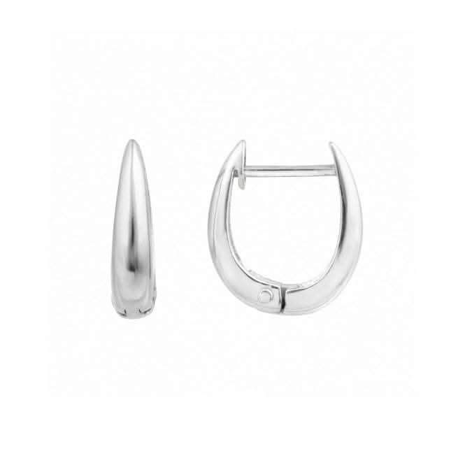 12mm Intricate Silver Hoop Earrings - Timeless Beauty and Versatile Style