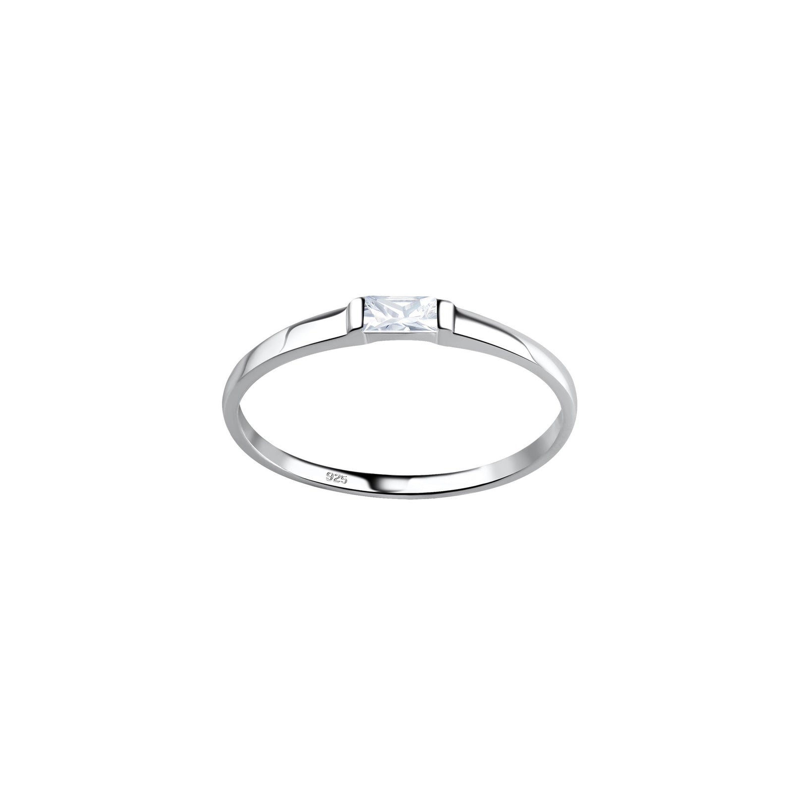 Dew Baguette Zirconia Ring 1621CZ