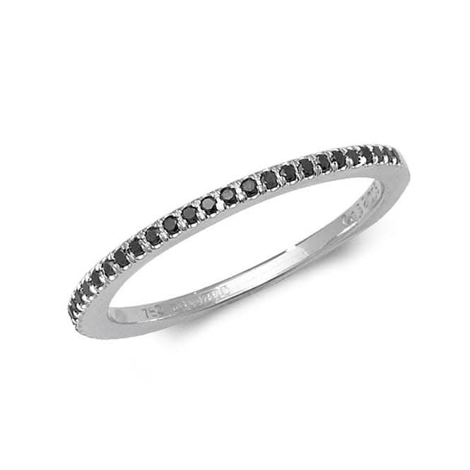 18ct Diamond Band 1/2 Eternity White Gold Ring RDQ179WBDiamond JewelleryRDQ179WB/J
