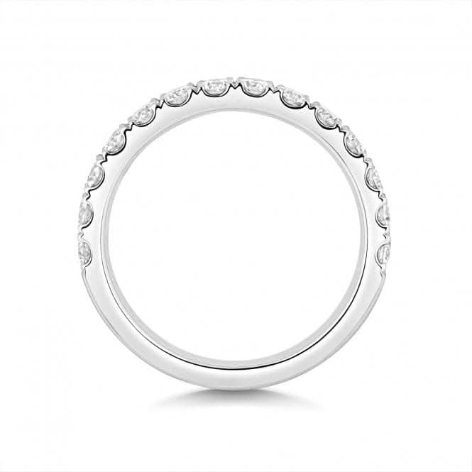 Wedding Band 18ct Diamond Half Eternity Ring WQ269W/I