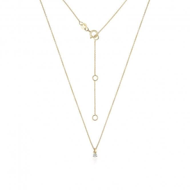 Diamond Jewellery 18ct Gold Diamond Necklace NDQ145