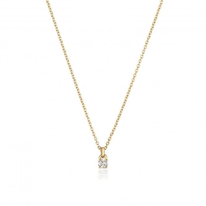 Diamond Jewellery 18ct Gold Diamond Necklace NDQ148