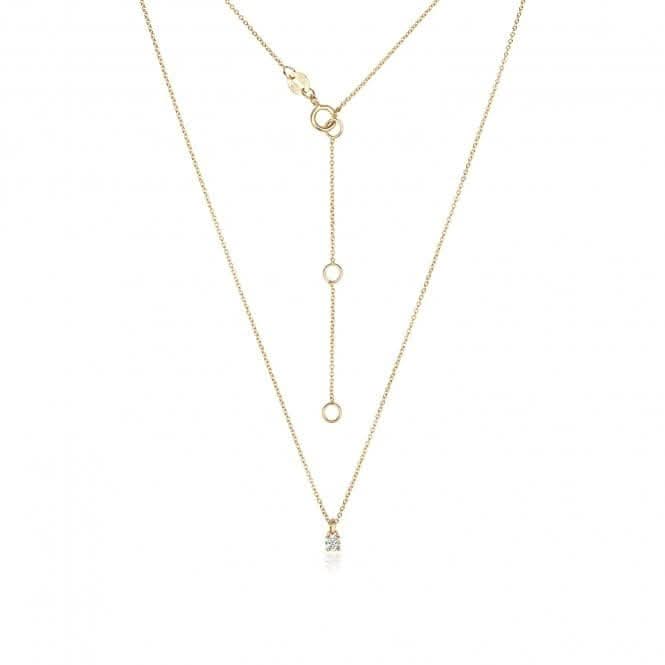 Diamond Jewellery 18ct Gold Diamond Necklace NDQ149