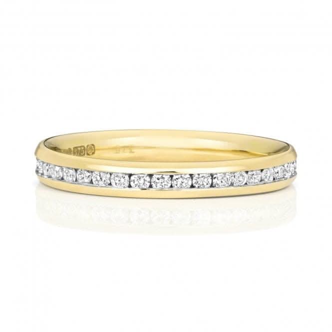 Wedding Band 18ct Gold Diamond Eternity Ring WQ230/I