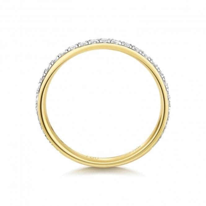 Wedding Band 18ct Gold Diamond Eternity Ring WQ231/I