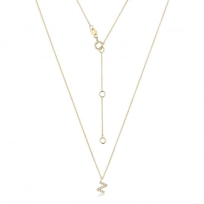 Diamond Jewellery 18ct Gold Diamond Initial Necklace NDQ154/Z