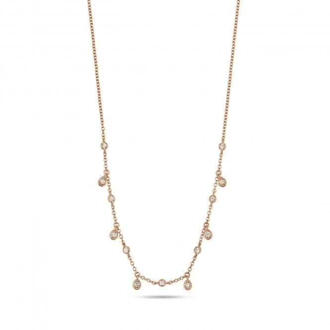 18ct Gold Diamond Necklace NDQ136RDiamond JewelleryNDQ136R