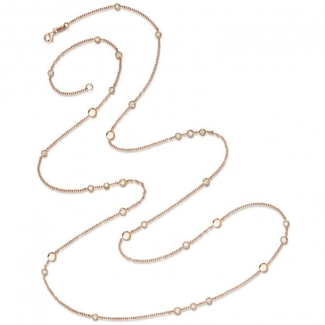 18ct Gold Diamond Necklace NDQ142RDiamond JewelleryNDQ142R