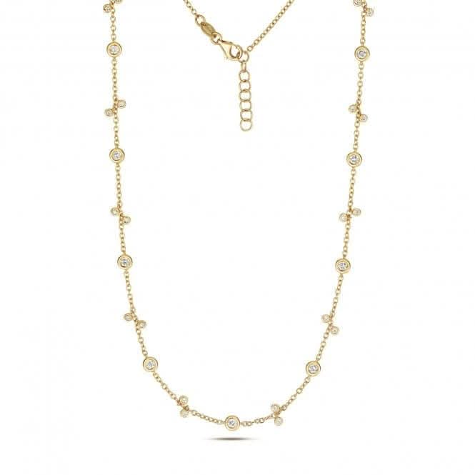 18ct Gold Diamond Necklace NDQ155Diamond JewelleryNDQ155