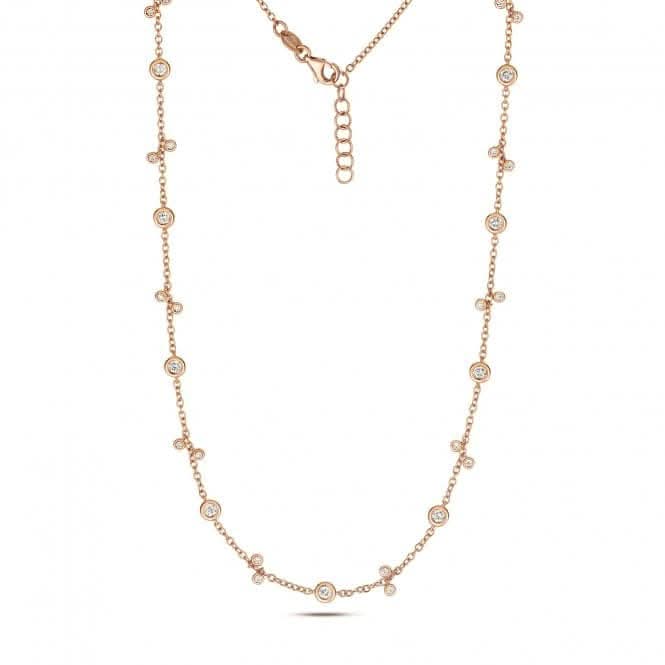 Diamond Jewellery 18ct Gold Diamond Necklace NDQ155R