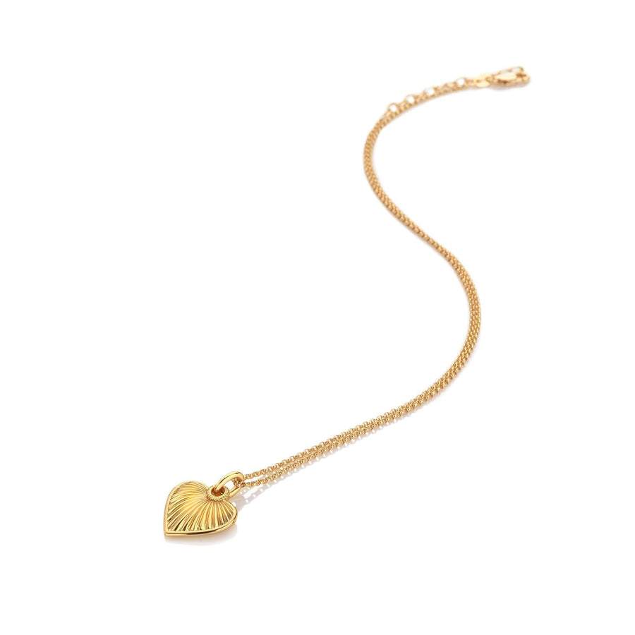18ct Gold HD X JJ Essence Heart Necklace DP1019