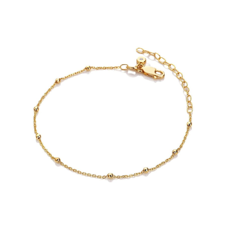18ct Gold HD X TG Bead Bracelet DL683