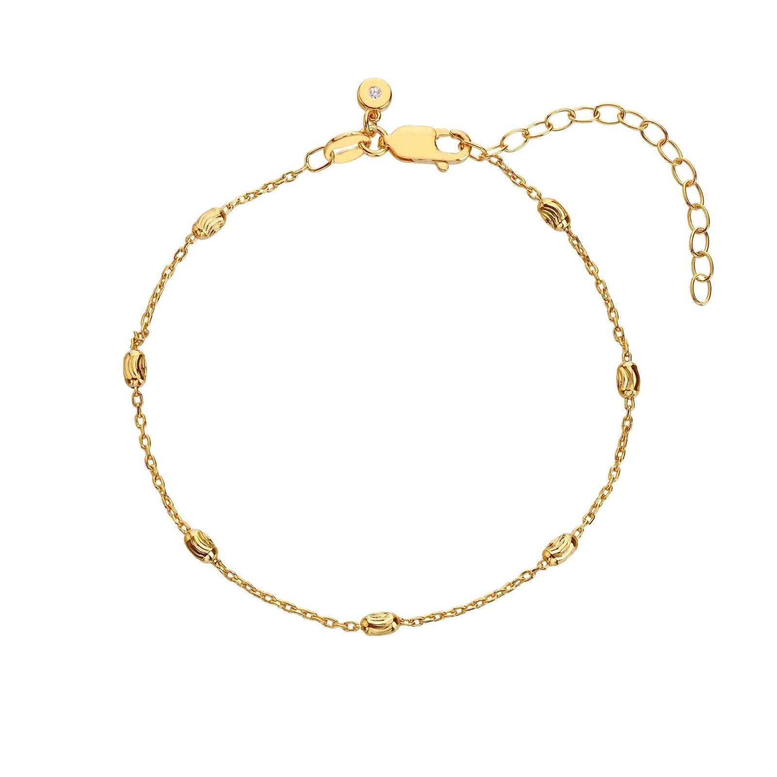 18ct Gold HD X TG Oval Bracelet DL684Hot Diamonds x Tasha GhouriDL684