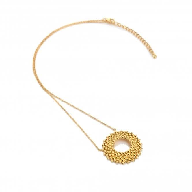 18ct Gold Plated Sterling Silver Blossom Necklace DN192