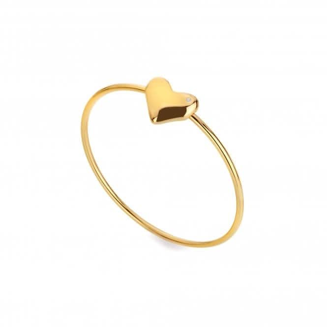 18ct Gold Plated Sterling Silver Desire Bangle DC186Hot Diamonds x Jac JossaDC186