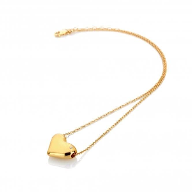 18ct Gold Plated Sterling Silver Desire Statement Pendant DP968