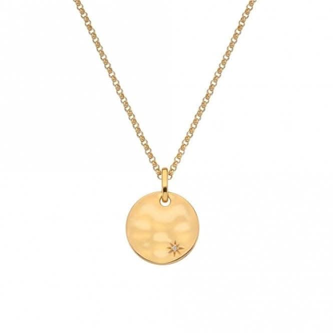 18ct Gold Plated Sterling Silver Lunar Pendant DP837Hot Diamonds x Jac JossaDP837