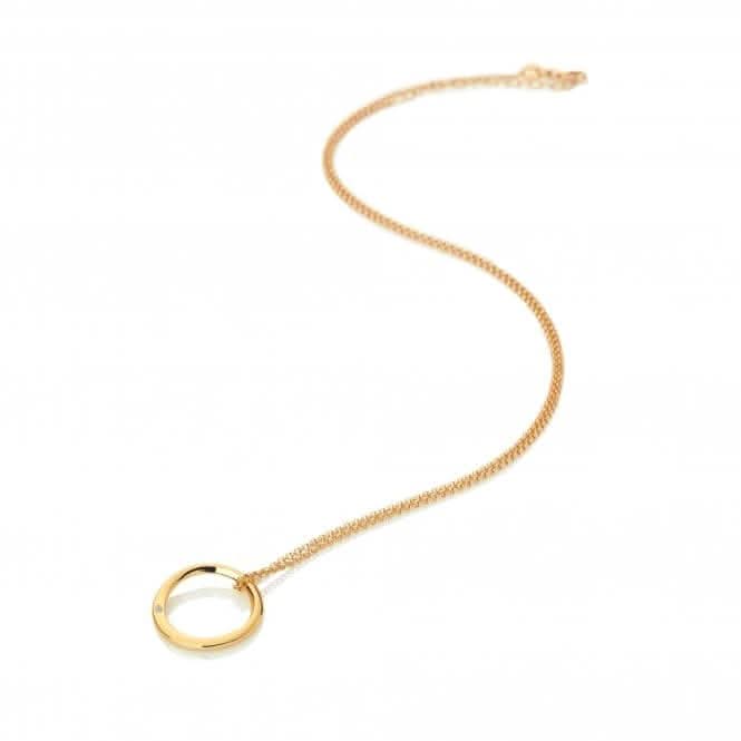 18ct Gold Plated Sterling Silver Soul Pendant DP839