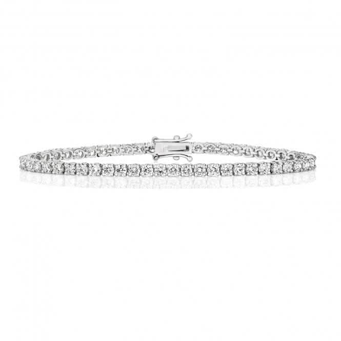 Diamond Jewellery 18ct Gold Tennis Bracelet BDQ705W/GH6