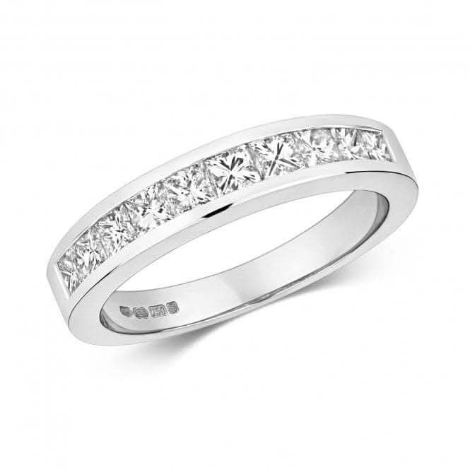 Diamond Jewellery 18K White Gold Ring with 10 Diamonds RDQ137W