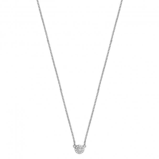 18ct White Gold Diamond 16 3/4Inch Necklace NDQ107WDiamond JewelleryNDQ107W
