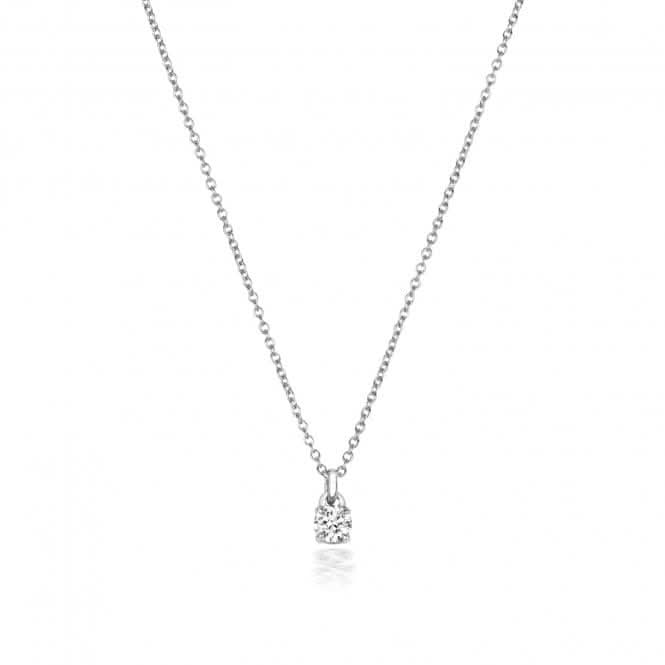 Diamond Jewellery 18CT White Gold Diamond Necklace NDQ150W