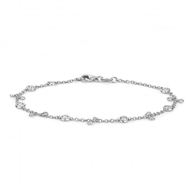 Diamond Jewellery 18ct White Gold Diamond Bracelet BDQ032W
