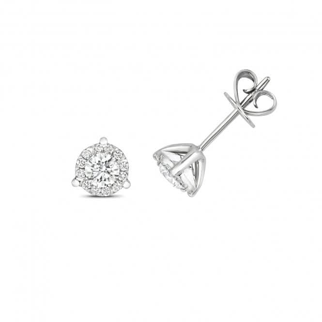 Diamond Jewellery 18ct White Gold Diamond Studs EDQ331W