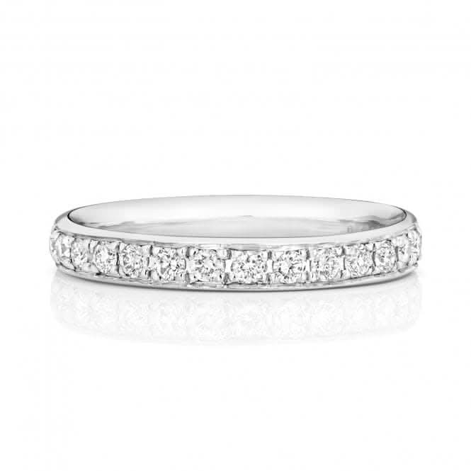 Wedding Band 18ct White Gold Diamond Eternity Ring WQ226W/I