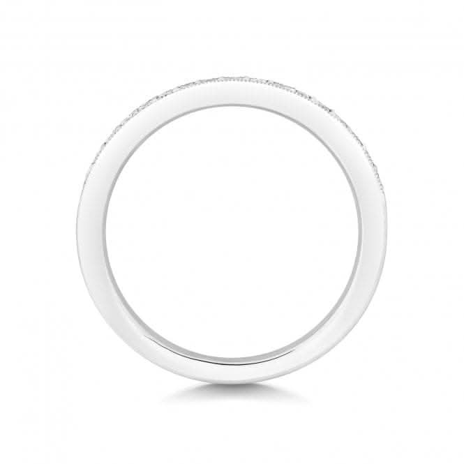Wedding Band 18ct White Gold Diamond Eternity Ring WQ240W/I