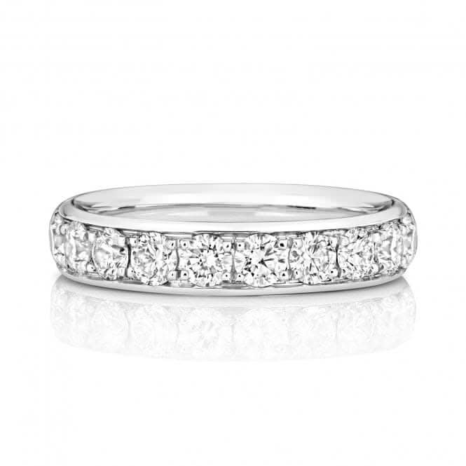 Wedding Band 18ct White Gold Diamond Eternity Ring WQ257W/I
