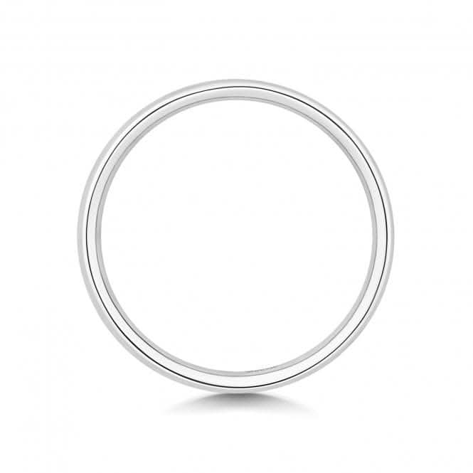 Wedding Band 18ct White Gold Diamond Pcut Eternity Ring WQ235W/I