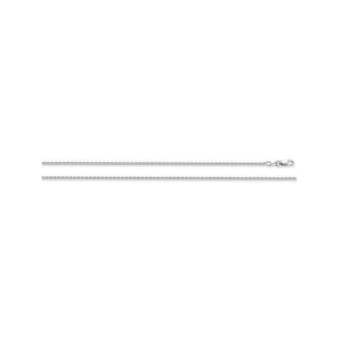 18ct White Gold Rollo Chain CQ485WAcotis Gold JewelleryCQ485W/16