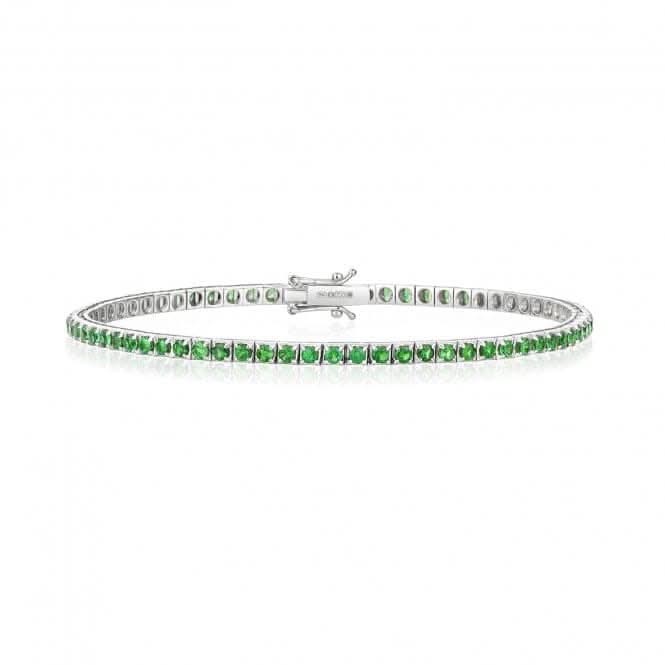 18ct White Gold Tsavorite Bracelet BDQ201WT