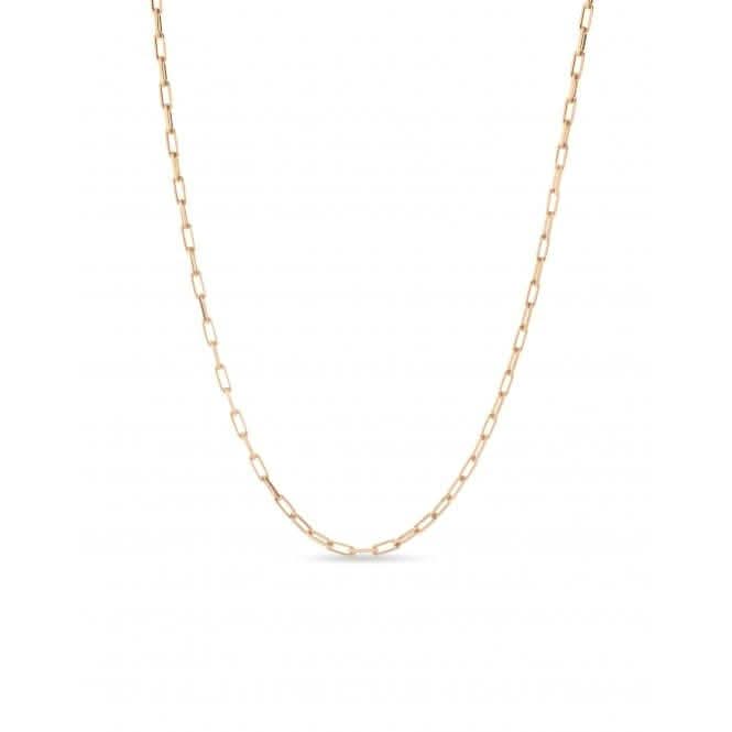 18K Gold Plated Cadena 8 Chain COL1607ORO0000U