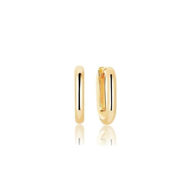 18k Gold Plated Capri Medio Pianura Earrings SJ-E62010-SG