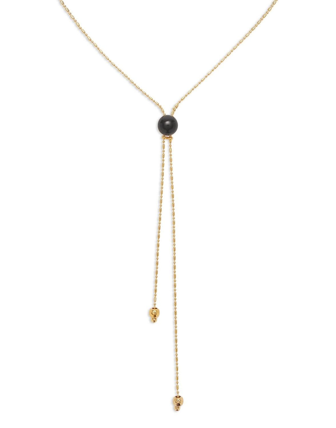 18k Gold Plated Plated Ser Fascinante Black Pendant COL2004NGRORO0UUNOde50COL2004NGRORO0U