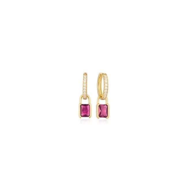 18k Gold Plated Roccanova Earrings SJ-E42252-PKCZ-YG