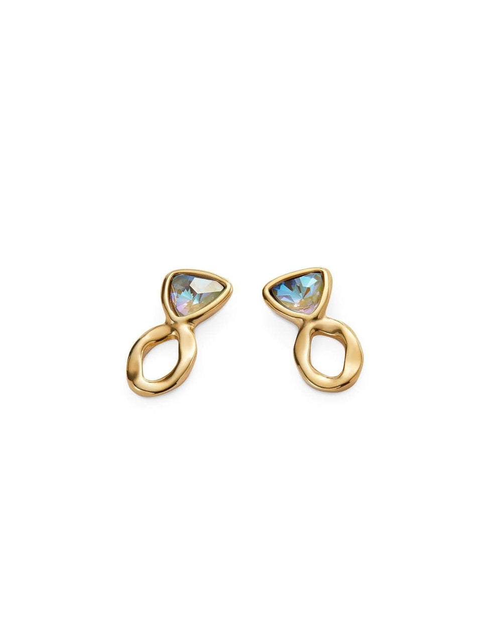 18k Gold Plated Ser Camaleonica Multicoloured Earrings PEN0980MCLORO0U