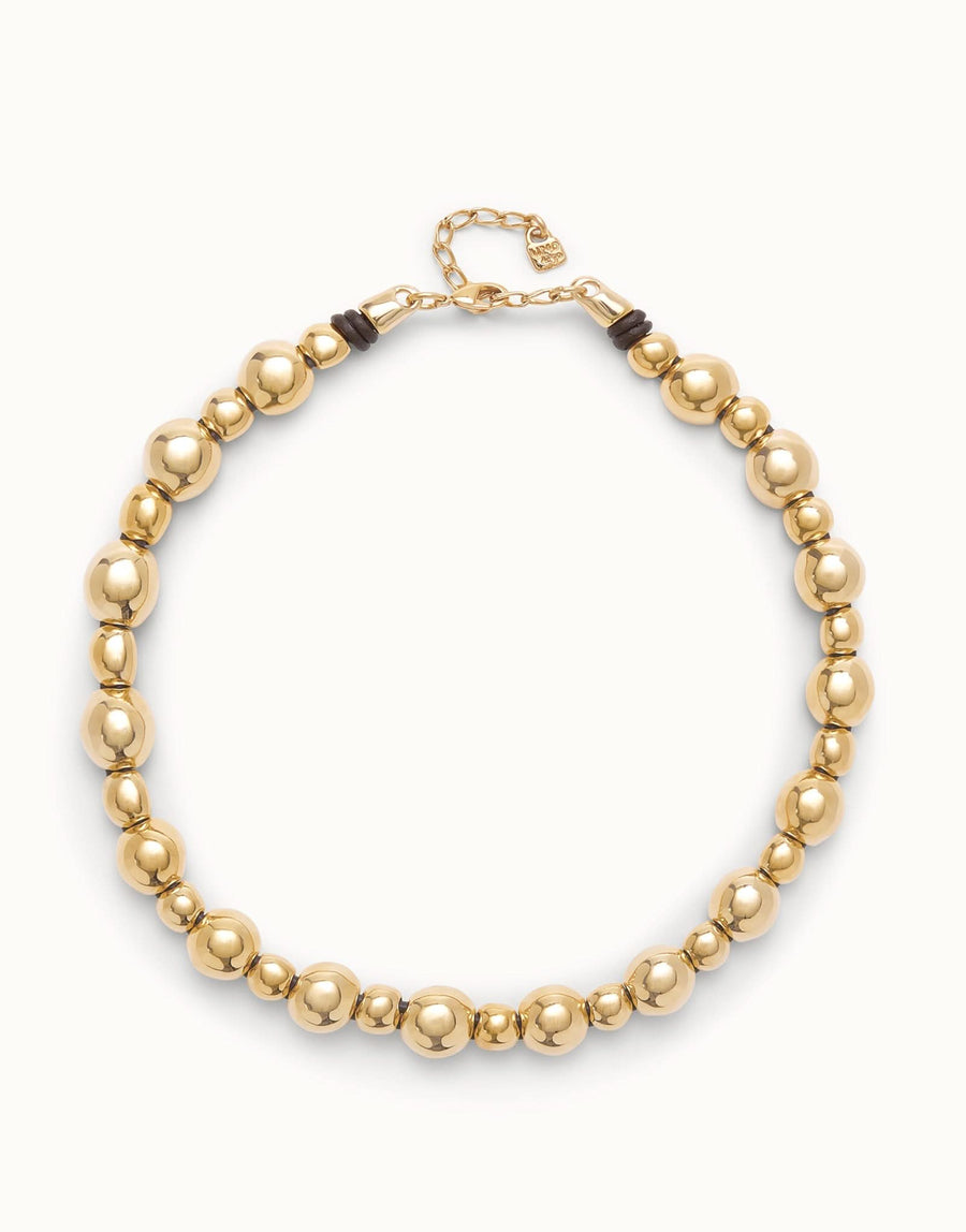 18k Gold Plated Ser Intrepida Gold Necklace COL1996ORO0000