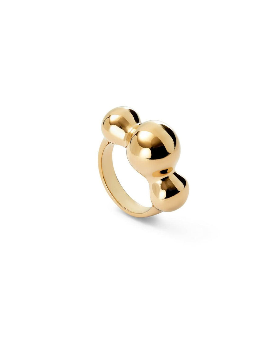18k Gold Plated Ser Intrepida Gold Ring ANI0844ORO000