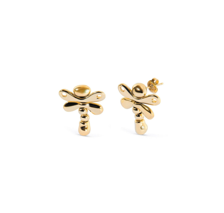 18k Gold Plated Ser Rebelde Gold Earrings PEN0970ORO0000U
