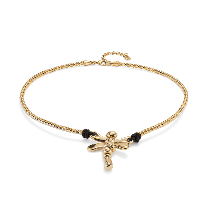 18k Gold Plated Ser Rebelde Gold Necklace COL1960ORO0000UUNOde50COL1960ORO0000U