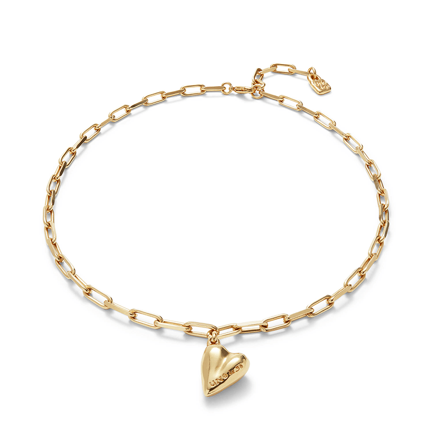 18k Gold Plated Ser Unico Gold Charm Necklace COL2018ORO0000U