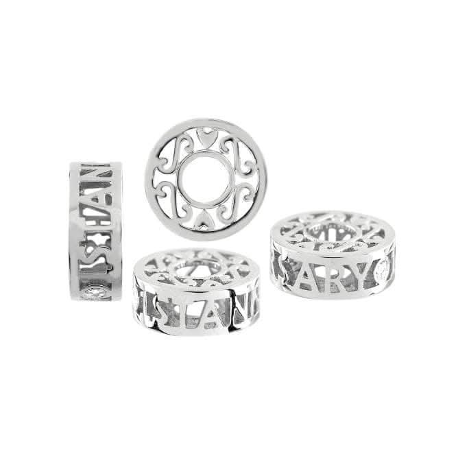 1st Anniversary Silver & Diamond Charm S500DStorywheelsS500D