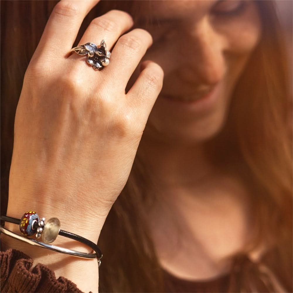 Velvet Twilight Spark Glass Bead TGLBE-00252