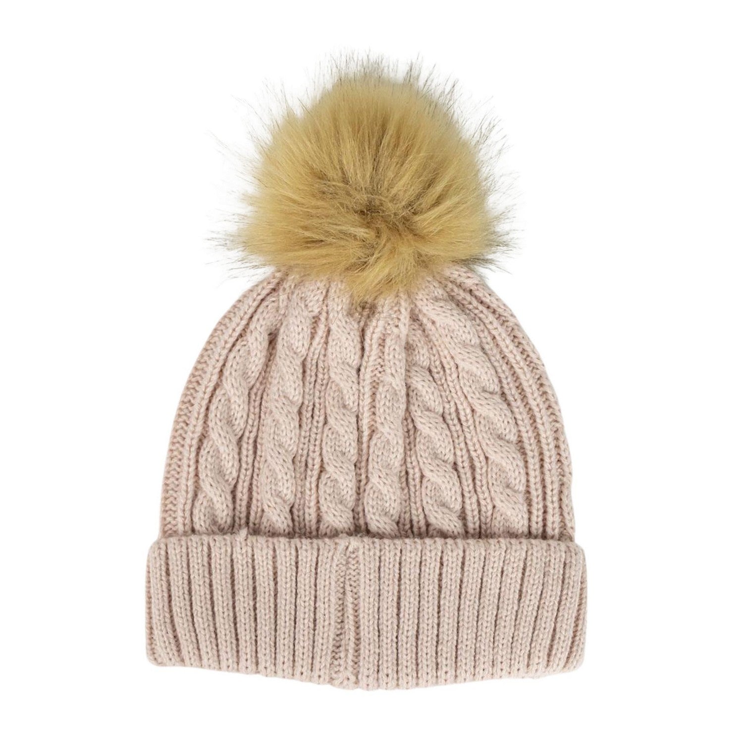 Disney Pompom Hat For Winter Princesses Orange 2200010281