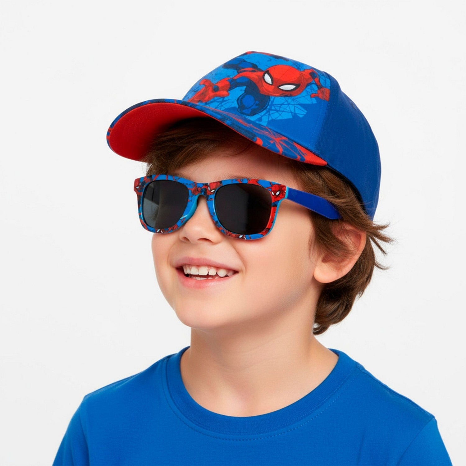 Marvel Cap Of Sunglasses Spiderman Blue Set 2200010458